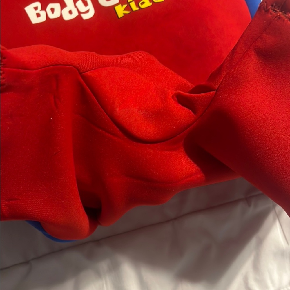Child’s Red and Blue Short Sleeve Body Glove - Picture 4 of 9